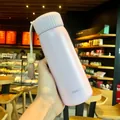 Portable pink insulated water bottle with a stylish tassel charm keychain for girls - Large / 400ml Size / Pink