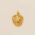 Gold plated 18K baseball glove shaped charm pendant for DIY jewelry making accessories - Baseball Glove Style (PJ1181) / Gold