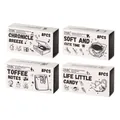 ZABC 8-piece wooden stamp set with various lifestyle hand-drawn illustrations - Cute Mini Stamp 4 Styles Collection(32 Pieces)