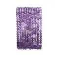 Faceted 2-2.5mm purple natural stone beads for DIY jewelry making and handcrafted bracelets - 2-2.5mm (0.5mm Hole) / 170 Pieces/Pack (38cm) / Purple Crystal