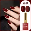 Vernis à ongles gel rouge cerise XEIJAYI #001, effets brillant et mat durables - Rouge Cerise (#001)