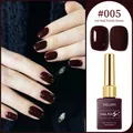 Premium deep cherry red gel nail polish #005, 15ml bottle with glossy and matte finish - Cherry Red (#005)