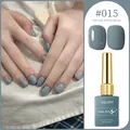 XEIJAYI macaron series gel nail polish code 015 in elegant slate grey blue finish - Blue-Gray (#015)