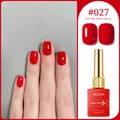 Vibrant cherry red soak off gel nail polish #027 with high gloss salon finish, 15ml - Cherry Red (#027)
