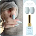 Professional light blue macaron gel nail polish #070 for salon quality manicures - Light Blue (#070)