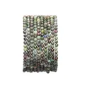 2-2.5mm faceted natural stone beads strands in earthy green tones for DIY jewelry - 2-2.5mm (0.5mm Hole) / 170 Pieces/Pack (38cm) / Dragon Blood Stone