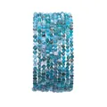 Faceted natural blue stone beads 2-2.5mm strands for DIY handmade jewelry making - 2-2.5mm (0.5mm Hole) / 170 Pieces/Pack (38cm) / Apatite