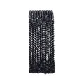2-2.5mm small black faceted natural stone beads for DIY jewelry making - 2-2.5mm (0.5mm Hole) / 170 Pieces/Pack (38cm) / Fire Quartz