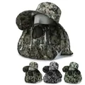 Chapeau de soleil camouflage professionnel pour hommes avec divers motifs disponibles - Mélange Multicolore