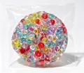 Jouet de perles colorées translucides anti-stress dans un bel emballage transparent - Grand Style Perle Colorée