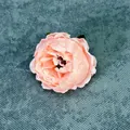 Elegante testa di peonia in seta rosa artificiale per decorazioni nuziali fai-da-te e artigianato - Colori autunnali - Rosa