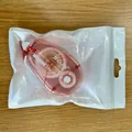Ruban adhésif double face rose 10m x 8mm dans un sachet de vente blanc mat zippé - Ruban Adhésif Double Face En Anglais 10 Mètres X 8 Mm ; 0100 - Rose