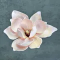 Testa di fiore di magnolia artificiale in EVA da 13 cm rosa e bianco - B8--13cm9 Formato