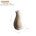 Minimalistische nordische Keramik-Vogelfigur Khaki, Heimdeko, groß - 13cm - 340khk Khaki Größe L