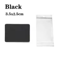 Black DIY jewelry earring display cards set with clear self-seal OPP bags, 3.5x2.5cm - 2.5x3.5 Square - Black Set