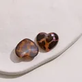 Glinsterende hartvormige acryl bedeltjes met luipaardprint voor doe-het-zelf sieraden - Eén Hart (nummer 4)