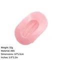 Large pink marble gradient oval hair claw clip for women, made of durable ABS material - 10cm Round Clip - Light Pink / PS