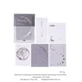 Mondschein-Thema geprägte Silberstempel-Dekozettel 20 Blatt für das Journaling - Mondschein Gedicht
