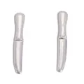 Miniatur Silberlegierung Simulationsmesser Anhänger für DIY Schmuck und Bastelarbeiten - A4-437-hellsilber/19*3mm/035g