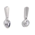 Mini Silber-Legierung Löffel Charms für DIY Vintage Schmuck und Puppenhaus Deko - A4-438-hellsilber/19*5mm/036g