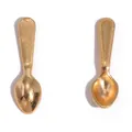 Miniatur goldene Löffel aus Legierung für DIY Schmuck, Puppenhaus und Basteln - A4-438-kc Gold/19*5mm/036g