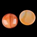 18mm round natural red banded agate cabochon stone for DIY jewelry inlay craft - 18mm Red Agate