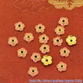 8mm Pink Enamel Flower Spacer Beads with 1.5mm Hole for DIY Jewelry Making - 8mm / Rose Pink (P154)