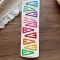 Lot de 10 barrettes triangle colorées aux tons crème pour filles et enfants - 3- Style Triangle 10 Pièces