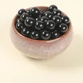 7A grade polished black agate loose round beads for DIY handcrafted jewelry making - 7A Black Agate / 10mm Diameter Approximately 1.2mm Aperture 38 Carefully Selected Beads.