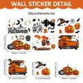 Guida alle taglie per adesivi Halloween 28 pezzi con zucche e fantasmi cartoon - 20*30cm (Adesivo Statico) / Uv26y80768s_t*6 Fogli