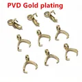 Occhielli per pendenti in acciaio inossidabile placcato oro PVD per gioielli fai da te - 2.5x9mm / Oro