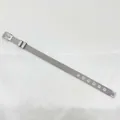 Adjustable silver mesh watch band style DIY bracelet accessory for jewelry making - Steel Color Mesh Band