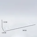 Transparent acrylic arched pen display stand 30cm length for counter storage organization - Style B Arched Pen Rack