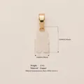 White resin gummy bear pendant with gold copper bail for DIY jewelry - White Bear Gold Clasp Pendant