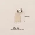 Cream white gummy bear pendant charm in copper for DIY jewelry making SKU variant - White Bear Silver Clasp Pendant