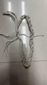 Accessoire de corde en coton tissé à la main pour chapeaux ou ceintures en beige - 56-58cm / Style Unicolore Tressé à la Main (AB346) / Blanc Cassé