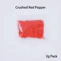 2g Pack of PVC Simulation Red Chili Flakes for Miniature Food DIY Crafting Projects - Red Chili Flakes (2g)