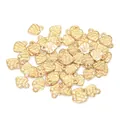 Breloques en cœur en alliage doré avec relief 'made with Love' pour DIY - Or Kc / 12 X 10 Mm / 06 G