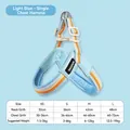 Breathable light blue rainbow dog harness for small and medium pets - XS (1.5-3kg) / Light Blue (Harness Only)