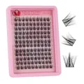 C-curl individual cluster eyelashes 12 rows spikey natural manga style lash kit - Mixed Style 3 (DIY-SET-656)