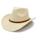 Detailed macro view of a cream British style jazz hat featuring a stylish brown braided band - Beige