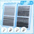 640 clusters individual eyelashes set with 10D 20D 30D 40D styles in various lengths - DIY-JMS-339