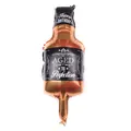 Globo de papel de aluminio con forma de mini botella de whisky para fiestas de cumpleaños - Whisky En Miniatura 43*18cm