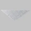 Elegant white lace triangle scarf with intricate paisley embroidery patterns for women. - Paisley Embroidery Style (SJJ117-02) / White / 135*50cm
