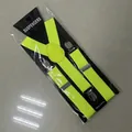 Bretelle elastiche regolabili verde neon per adulti e bambini con clip metalliche robuste - Per Bambini - 12 Verde Fluorescente (65 Cm)