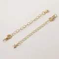 14K gold filled αλυσίδα επέκτασης με κούμπωμα καβουράκι και κρεμαστό αστέρι - (a1-505) 3# Αγκράφα Με Φινίρισμα Σε Σχήμα Αστεριού Χρυσός 18 Καρατίων [1 Τεμάχιο]