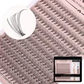 Επαγγελματικό σετ επέκτασης βλεφαρίδων DIY με βλεφαρίδες D-curl 8-16mm - Diy-tzyw-075 [10d/240 Συστάδες]