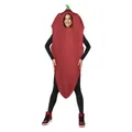 Funny red chili pepper sponge costume for Halloween stage performances and parties - One Size / Tops / Chili Style (PD-1091)