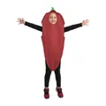 Divertido disfraz de chile rojo de esponja para niños para actuación de Halloween - Talla Única / Tops / Estilo de Chile (TD-1091)