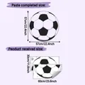 Black and white football wall sticker size guide for bedroom and living room decor - 30*60cm*2pcs/HY-B187